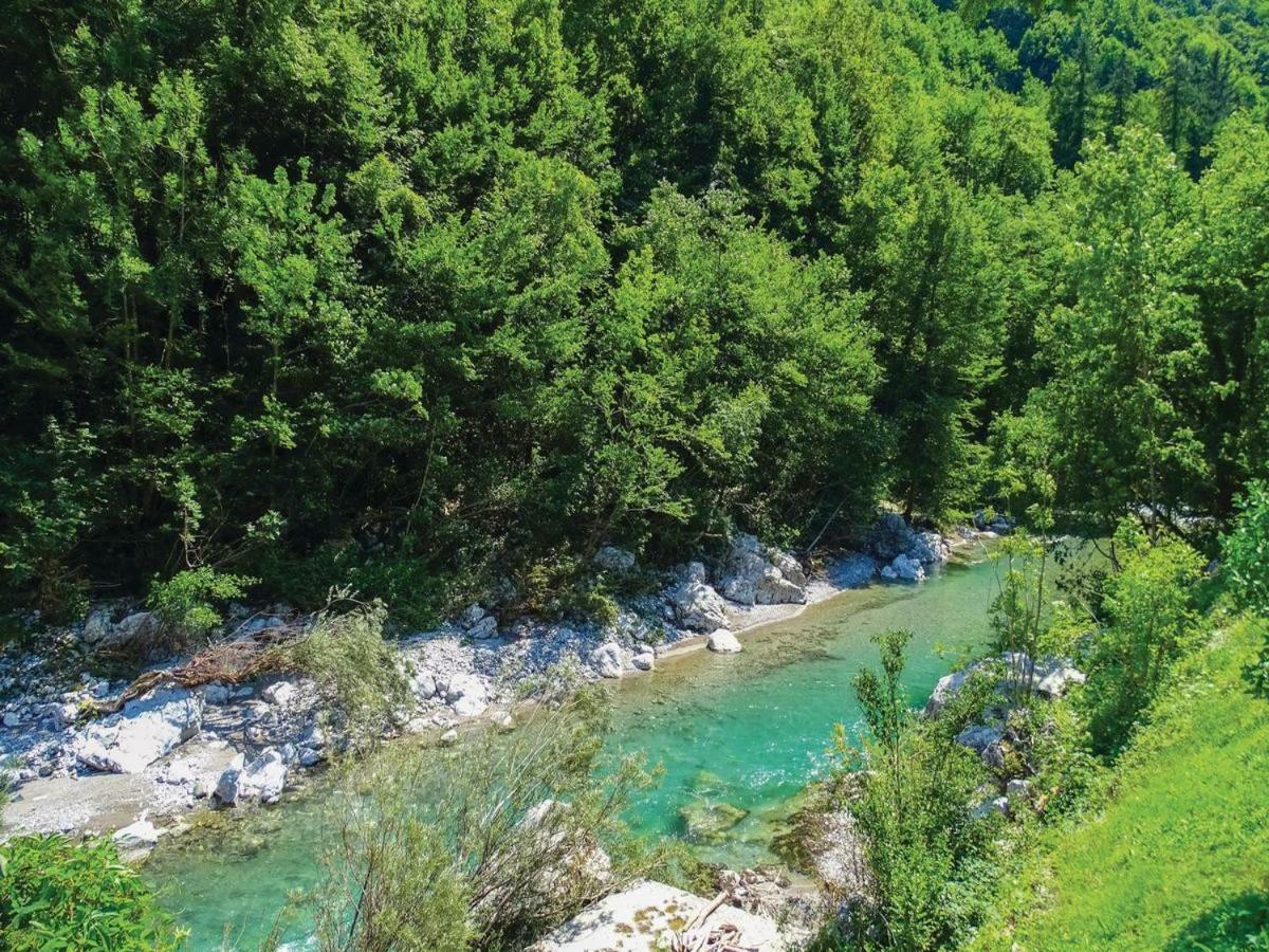 Pocitniska Hisa Pri Kustrcu Appartement Grahovo ob Baci Buitenkant foto